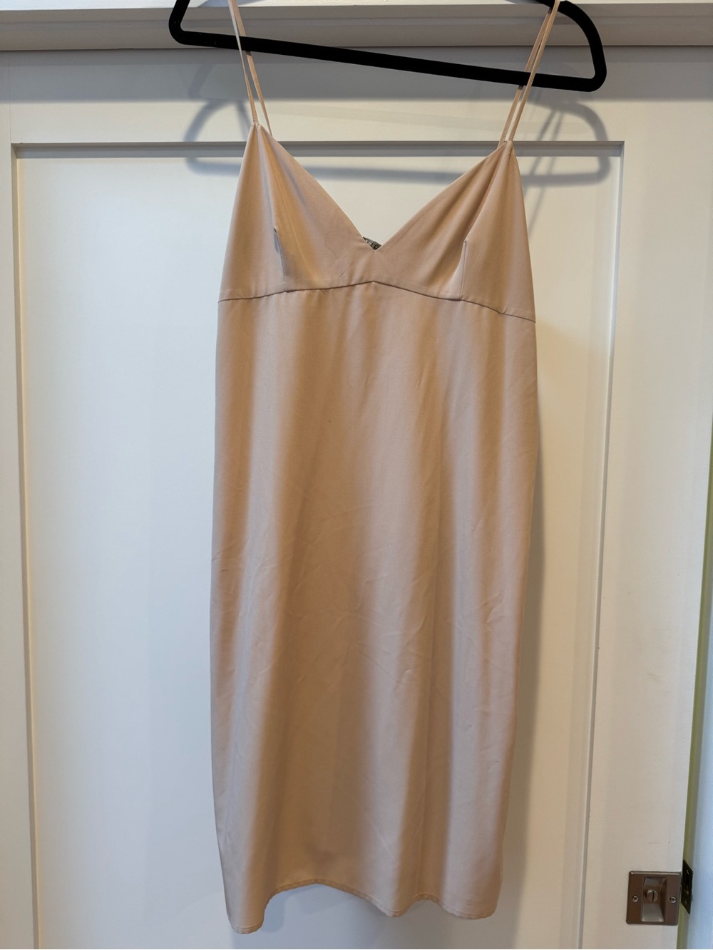 Sandro Blush Striped Ruffle High-Low Dress - Picture 7 of 9